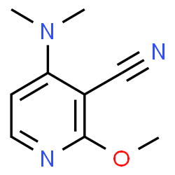 3-Pyridinecarbonitrile,4-(dimethylamino)-2-methoxy-(9CI) Structure