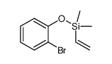 (2-bromophenoxy)dimethyl(vinyl)silane Structure