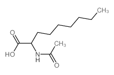 Nonanoic acid,2-(acetylamino)- Structure