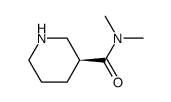 (S)-N,N-Dimethylpiperidine-3-carboxamide structure