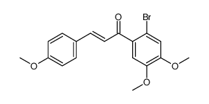 2'-bromo-4,4',5'-trimethoxychalcone Structure