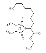 1,2-Benzisothiazole-2(3H)-aceticacid, a-octyl-3-oxo-, ethyl ester, 1,1-dioxide Structure