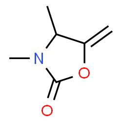 2-Oxazolidinone,3,4-dimethyl-5-methylene-(9CI) Structure