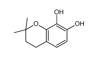 2,2-dimethyl-3,4-dihydrochromene-7,8-diol Structure