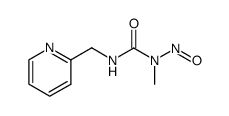 1-methyl-1-nitroso-3-(2-pyridylmethyl)urea结构式