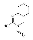 3-cyclohexyl-1-methyl-1-nitrosothiourea结构式