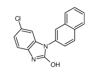 6-chloro-1-naphthalen-2-yl-3H-benzoimidazol-2-one structure