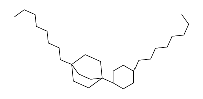 1-octyl-4-(1-octyl-4-bicyclo[2.2.2]octanyl)bicyclo[2.2.2]octane Structure