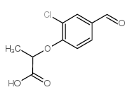 2-(2-chloro-4-formylphenoxy)propanoic acid图片