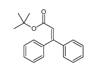 tert-butyl 3,3-diphenylprop-2-enoate Structure