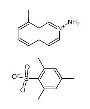 2-amino-8-methylisoquinolin-2-ium 2,4,6-trimethylbenzenesulfonate结构式