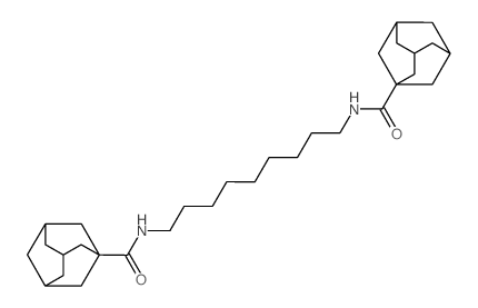 N-[9-(adamantane-1-carbonylamino)nonyl]adamantane-1-carboxamide结构式