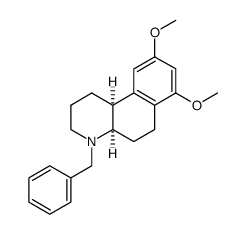 cis-7,9-dimethoxy-4-benzyl-1,2,3,4,4a,5,6,10b-octahydrobenzoquinoline Structure