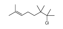 7-chloro-2,6,6,7-tetramethyloct-2-ene Structure