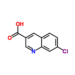 7-氯喹啉-3-羧酸结构式