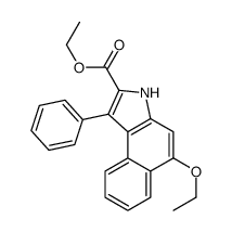 ethyl 5-ethoxy-1-phenyl-3H-benzo[e]indole-2-carboxylate Structure