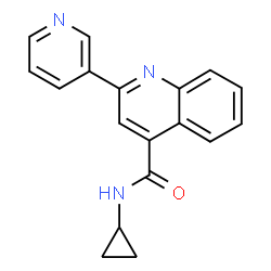 N-cyclopropyl-2-(pyridin-3-yl)quinoline-4-carboxamide picture