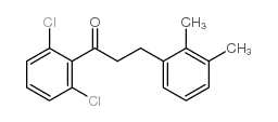 2',6'-DICHLORO-3-(2,3-DIMETHYLPHENYL)PROPIOPHENONE结构式