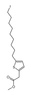 methyl 2-[5-(9-iodononyl)thiophen-2-yl]acetate Structure