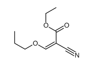 ethyl 2-cyano-3-propoxyprop-2-enoate Structure