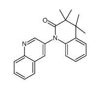 3,3,4,4-tetramethyl-1-quinolin-3-ylquinolin-2-one Structure