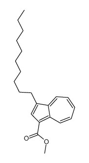 methyl 3-decylazulene-1-carboxylate Structure