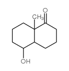 1(2H)-Naphthalenone, octahydro-5-hydroxy-8a-methyl-结构式