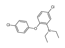 5-chloro-2-(4-chlorophenoxy)-N,N-diethylaniline结构式