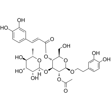 2'-乙酰基毛蕊花糖苷结构式