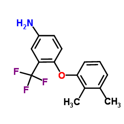 4-(2,3-Dimethylphenoxy)-3-(trifluoromethyl)aniline Structure