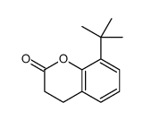 8-tert-butyl-3,4-dihydrochromen-2-one结构式