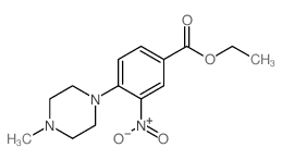 ethyl 4-(4-methylpiperazin-1-yl)-3-nitrobenzoate Structure