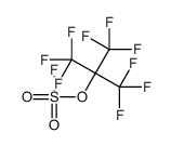 1,1,1,3,3,3-hexafluoro-2-fluorosulfonyloxy-2-(trifluoromethyl)propane结构式