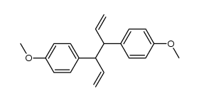 4,4'-(hexa-1,5-diene-3,4-diyl)bis(methoxybenzene)结构式