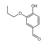 4-hydroxy-3-propoxybenzaldehyde Structure