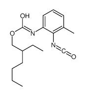 2-ethylhexyl N-(2-isocyanato-3-methylphenyl)carbamate结构式