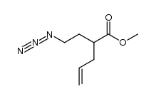 methyl 2-(2-azidoethyl)pent-4-enoate Structure