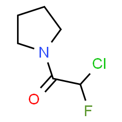 Pyrrolidine, 1-(chlorofluoroacetyl)- (9CI) structure