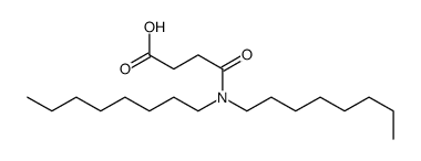 4-(dioctylamino)-4-oxobutanoic acid Structure