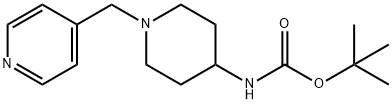 tert-Butyl 1-(pyridin-4-ylmethyl)piperidin-4-ylcarbamate结构式