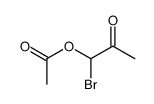 (1-bromo-2-oxopropyl) acetate Structure