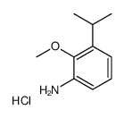 3-Isopropyl-2-methoxyaniline hydrochloride (1:1) Structure