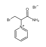 3-bromo-2-pyridiniumbromidopropionic acid amide Structure