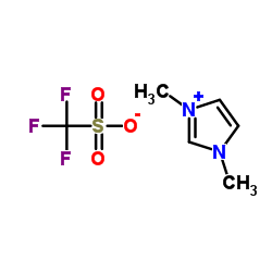 1,3-DIMETHYLIMIDAZOLIUM TRIFLUOROMETHANESULFONATE structure