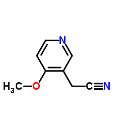 (4-Methoxy-3-pyridinyl)acetonitrile Structure