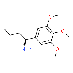 (1S)-1-(3,4,5-TRIMETHOXYPHENYL)BUTYLAMINE结构式