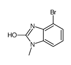 4-Bromo-1-methyl-1,3-dihydro-2H-benzimidazol-2-one structure