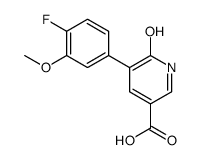 5-(4-fluoro-3-methoxyphenyl)-6-oxo-1H-pyridine-3-carboxylic acid结构式