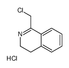 1-(chloromethyl)-3,4-dihydroisoquinoline hydrochloride结构式