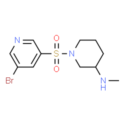 1-(5-bromopyridin-3-ylsulfonyl)-N-Methylpiperidin-3-amine picture